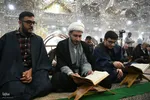 محفل انس با قرآن کریم در حرم سید علاءالدین حسین(ع)