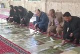 گلباران مزار شهدا از سوی اعضای جهاددانشگاهی سمنان