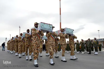 ورود پیکر 12 شهید گمنام به خراسان جنوبی