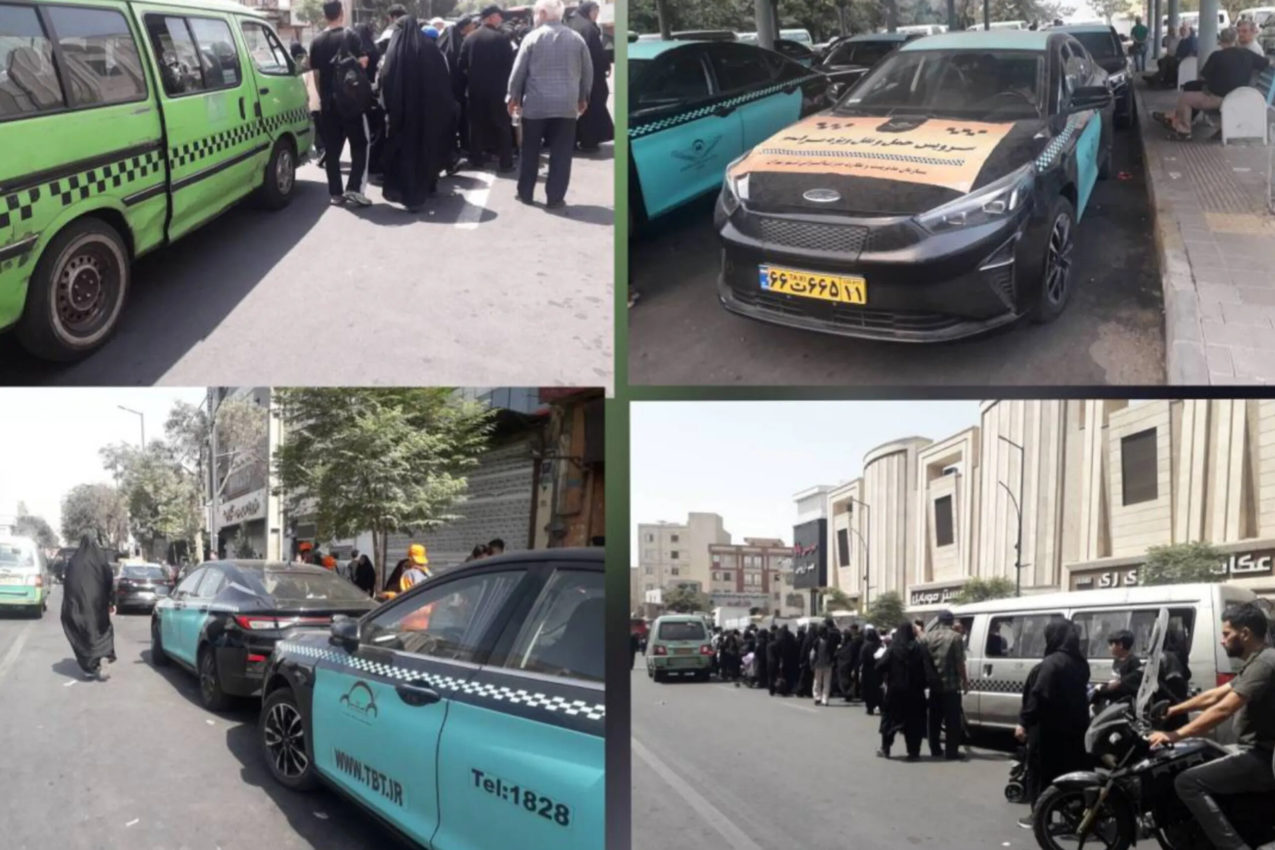 بهره‌مندی جاماندگان اربعین از سرویس‌های رایگان تاکسیرانی