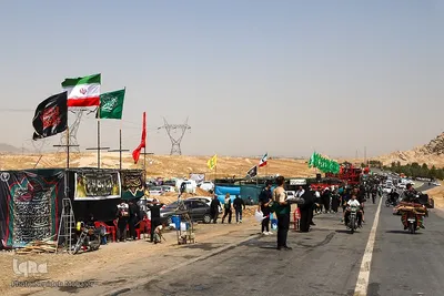 زائران پیاده امام رضا(ع)