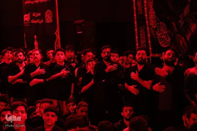 عزاداری شب عاشورای حسینی در هیئت بهشت العباس قم