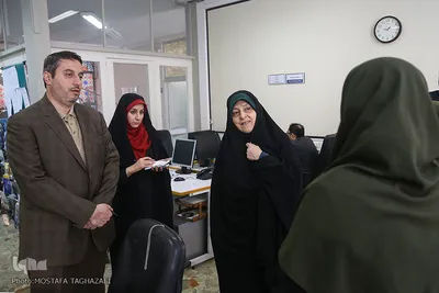 بازدید معصومه ابتکار، معاون رئیس جمهور در امور زنان از ایکنا
