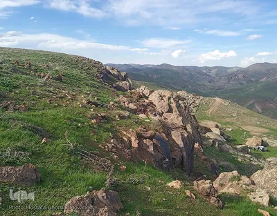 طبیعت بهاری ارتفاعات اوکوز داغی شهرستان هریس