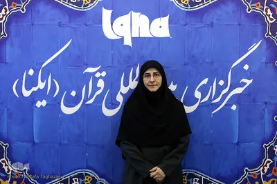 میهمانان غرفه خبرگزاری ایکنا در سیزدهمین روز نمایشگاه قران کریم