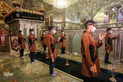 سوگواره احلی من العسل در حرم شاهچراغ (ع)