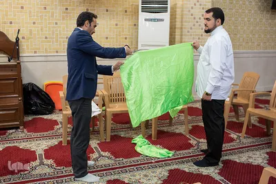 عمامه گذاری جمعی از طلاب استان قزوین