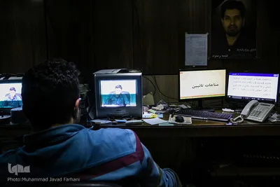 مراسم اعتکاف دانشجویی در دانشگاه تهران