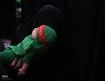 مراسم شیرخوارگان حسینی در حرم مطهر شاهچراغ(ع)