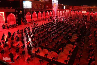 عزاداری شب اول محرم در کاظمین