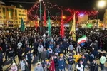 تجمع مردم درچه در سوگ شهادت رهبر انقلاب