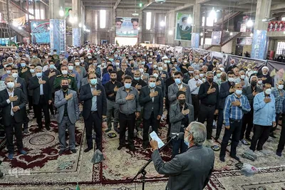 چهلمین روز درگذشت آیت‌الله فقیه در نی‌ریز فارس‎‎