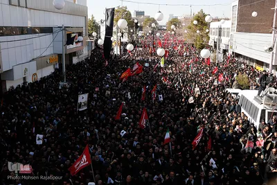 تشییع پیکر مطهر شهید سپهبد سلیمانی در کرمان