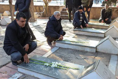 گرامیداشت روز پدر در جوار مزار شهدای ارومیه‎