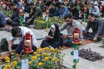 مراسم پرفیض دعای عرفه در گلزار شهدا تهران