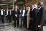 بازدید رئیس جمهور از واحدهای صنعتی احیاء شده در سمنان‎