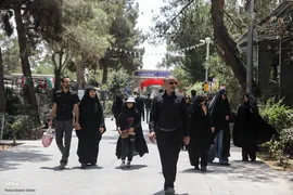 گلزار شهدا میزبان تاسوعا