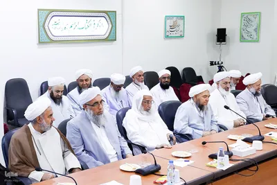 دیدار با جمعی از علما و روحانیون کاروان های اهل سنت در مکه مکرمه