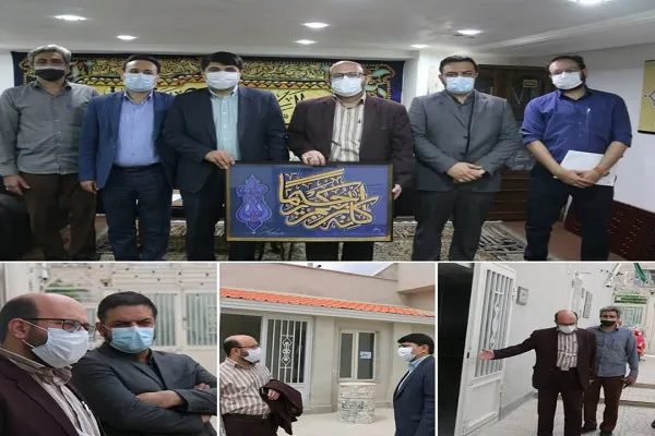 بازدید معاون فرهنگی جهاددانشگاهی از مجموعه روضة‌‌الشهدا