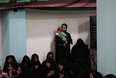 مراسم شیرخوارگان حسینی در امامزاده سیدمحسن(ع) تیرانچی