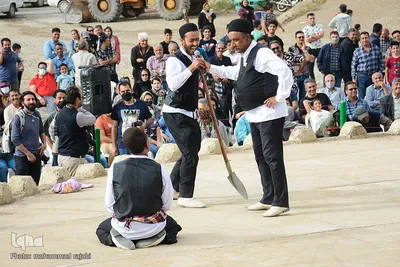 آیین کهن بیل‌گردانی در نیم‌ور محلات