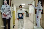 استقبال مدافعان سلامت از پویش «به نیت حاج قاسم»‎‎