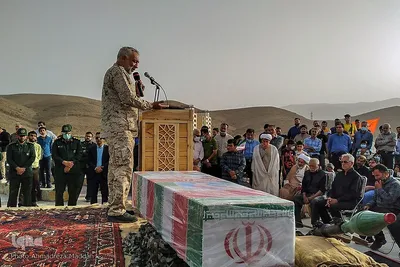 مراسم وداع با شهید «محمد علیپور‎‎» در شیراز