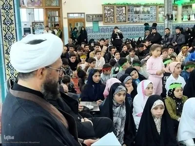 عزاداری و اجتماع حماسی نوجوانان و جوانان امام رضایی در اهر