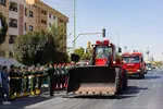 مراسم رژه ناوگان آتش‌نشانی اصفهان