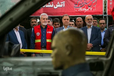 آیین بزرگداشت روز آتش‌نشانی و ایمنی