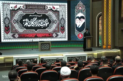 آئین بدرقه خادمان موکب امامزادگان قم مستقر در شهر مقدس سامرا