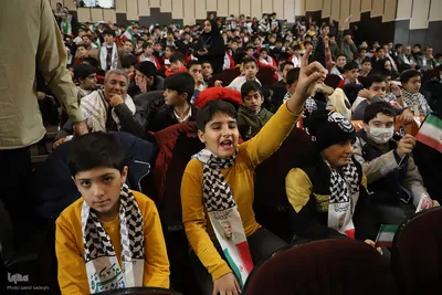 اجتماع دانش آموزی فرزندان حاج قاسم در تبریز‎
