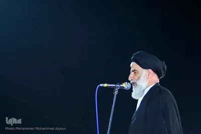 آیین اهتزاز پرچم عزای حسینی و آغاز به کار مواکب مرز شلمچه