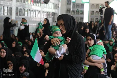 مراسم «شیرخوارگان عاشورایی» در قم