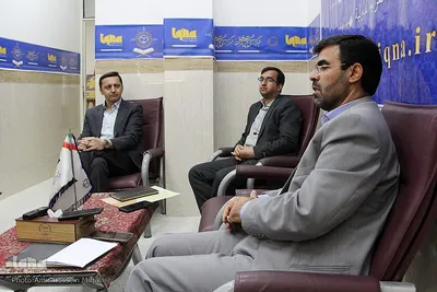 بازدید قاضی حداد معاون قضایی دادگستری کل استان از ایکنا یزد‎‎