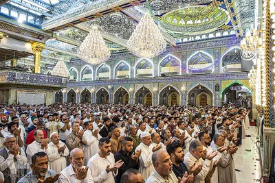 نماز عید سعید قربان در حرم اباالفضل العباس (ع)