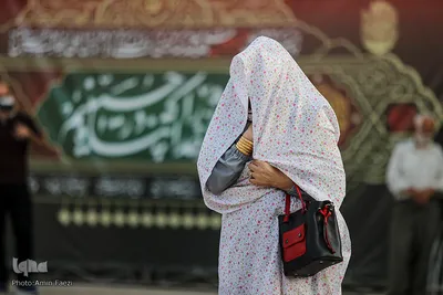 آیین تعویض پرچم حرم مطهر حضرت شاهچراغ(ع) شیراز