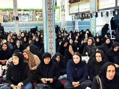 عزاداری و اجتماع حماسی نوجوانان و جوانان امام رضایی در اهر