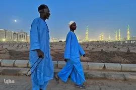 زائران بین‎المللی مدینه پیش از اعزام به مکه
