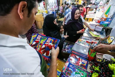 بازار لوازم التحریر خالی از فرهنگ و تولید ایرانی
