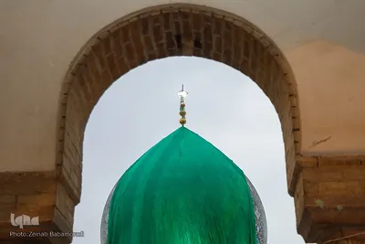 رونمایی از گنبد جدید حضرت طاهر بن زین العابدین علیهماالسلام