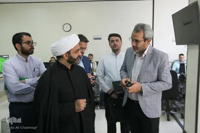 بازدید هادی مزینانی، رئیس مرکز فرهنگی خانواده ناجا از  سازمان قرآنی دانشگاهیان کشور