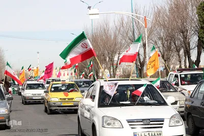 متفاوت ترین راهپیمایی 22 بهمن در یزد‎