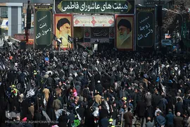اجتماع هیئت‌های عاشورای فاطمی در میدان هفت تیر