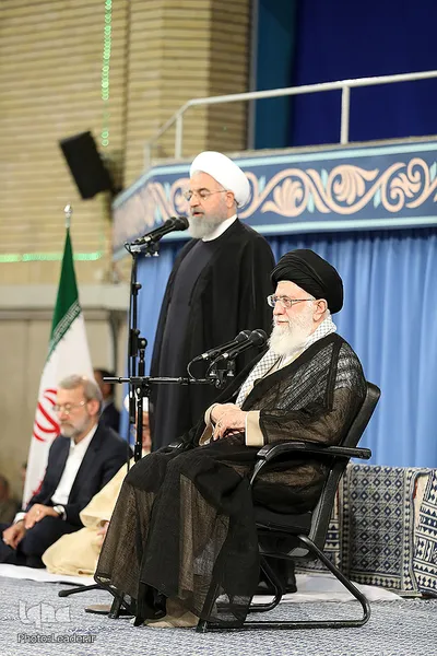 دیدار مسئولان نظام و سفرای کشورهای اسلامی با رهبر انقلاب