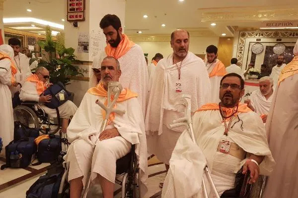 کاروان حج جانبازان راهی صحرای عرفات شد