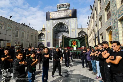 عزاداری ۲۸ صفر در حرم مطهر رضوی