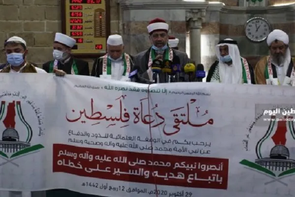 دعاة فلسطين تطالب بالتحرك العاجل لوقف عدوان 