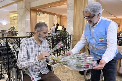 ورود کاروان جانبازان به مدینه النبی