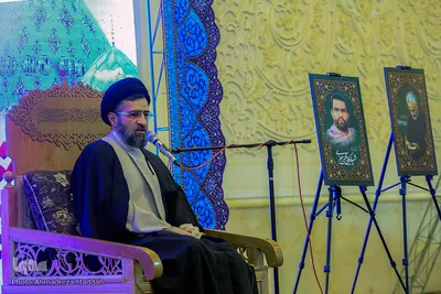 بزرگداشت اولین سالگرد شهادت «محسن جعفری» در حرم شاهچراغ(ع)‎‎